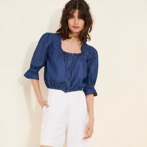 Toit Volant Alex Denim Top